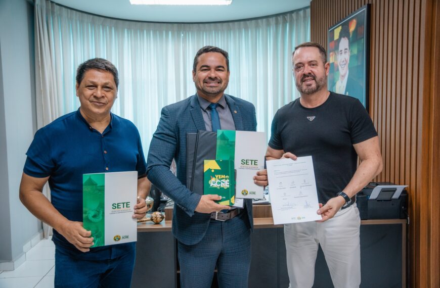 Estado assina termo de fomento para oferta de cursos de capacitação no Acre