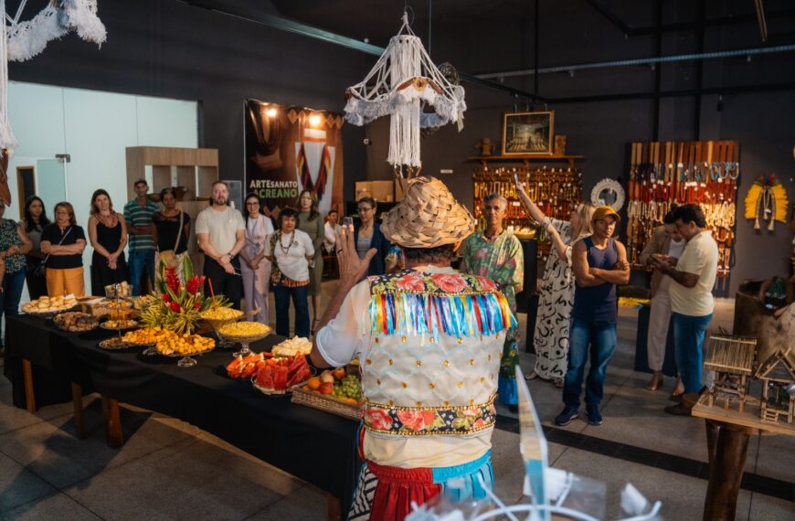 Artesãos acreanos são homenageados em café da manhã na Casa do Artesanato, em Rio Branco